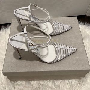 Jimmy Choo TAMAI white leather pump